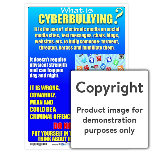 What Is Cyberbullying Wall Charts And Posters